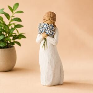 NWT Willow Tree Forget-me-not, Sculpted Hand-Painted Figure Size Standard